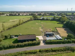 *** 3.65 ACRES *** A Fabulous Equestrian Property comprising a Detached Barn Style Conversion with a Manege and Five Stables.