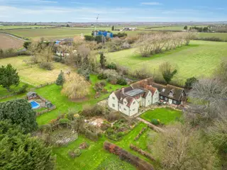 An impressive seven-bedroom farmhouse with gardens, paddocks and outbuildings 